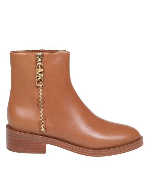 michael kors regan flat bootie|Regan Leather Boot .